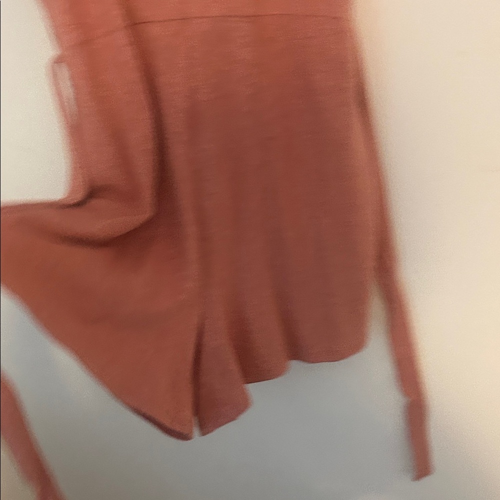 Chic Rust Orange Romper - Picture 2 of 4
